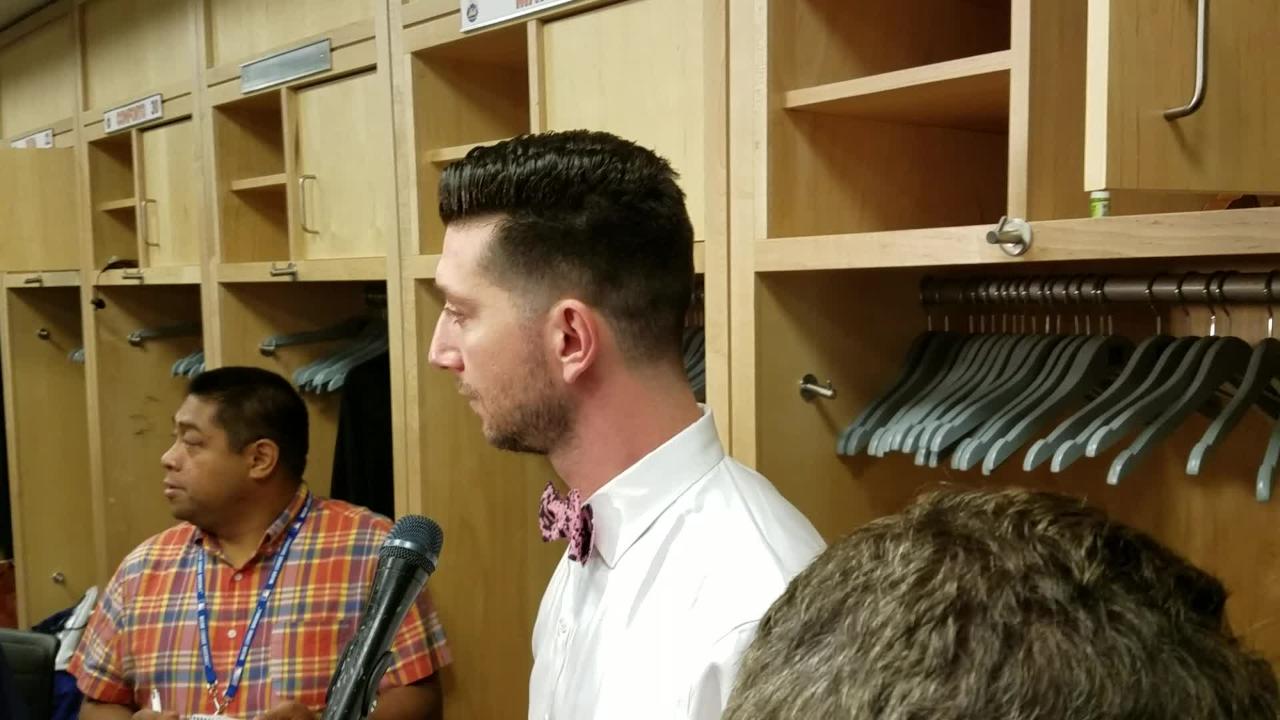 Video: Blevins talks after a rough night for Mets