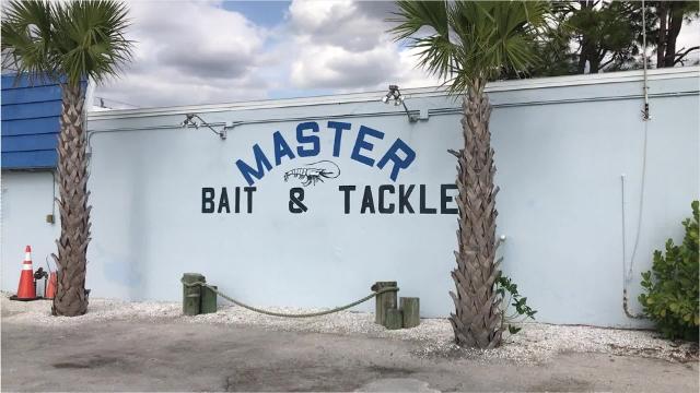 Master Bait & Tackle has wall murals for photographs